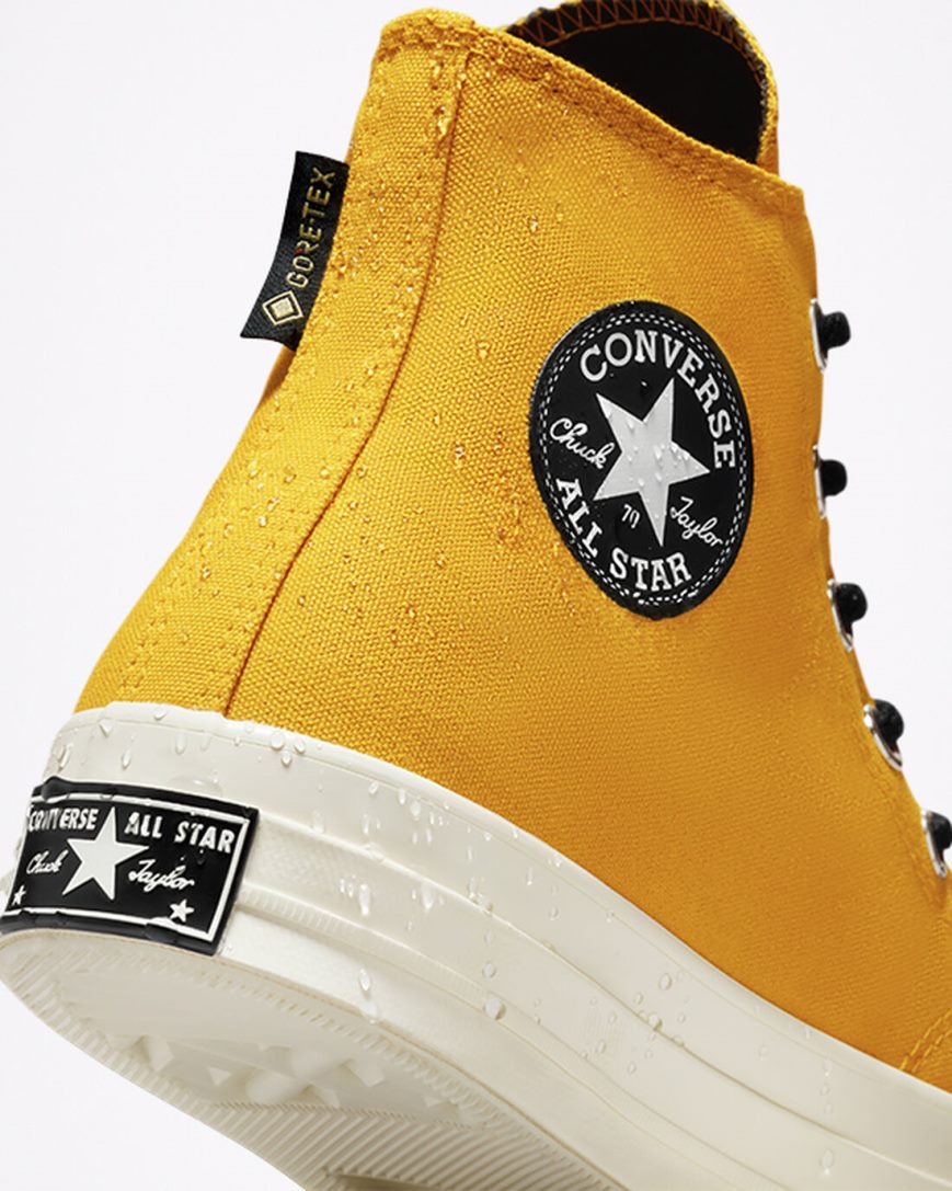 Men's Converse Engineered Optimism Chuck 70 GORE-TEX High Top Shoes Yellow / Black | AU 5CE81C